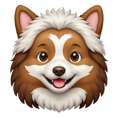 Sukurk šuni baldoga 70bit pixel art sticker