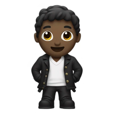 homme noir avec chaîne autour du pied qui cherche du cotton sticker