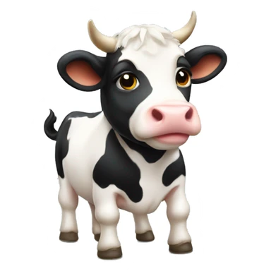 micro mini cow  sticker
