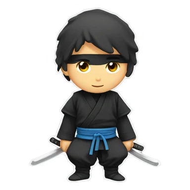 cute ninja senpai sticker