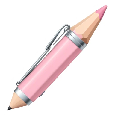 light pink pencil case no face sticker