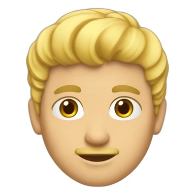 Un homme blond de côté sticker