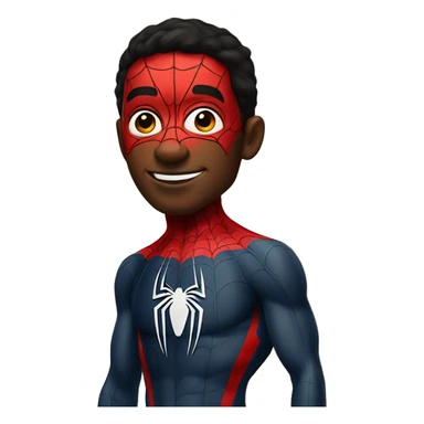 Spiderman without mask sticker