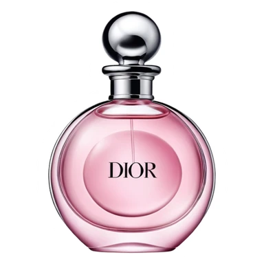 Pink Dior perfume sticker
