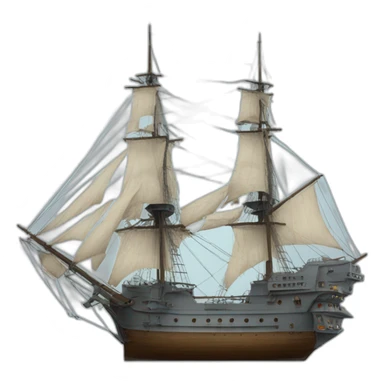 Frensh frigate sticker