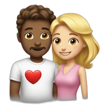 A man gives a heart to my girl sticker