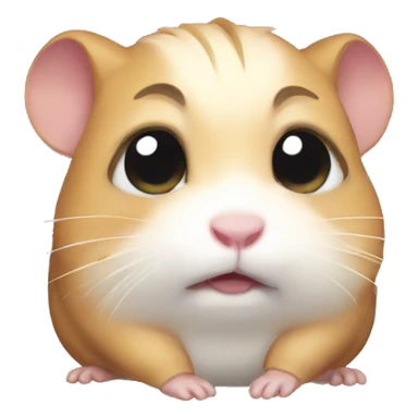 crying hamster  sticker