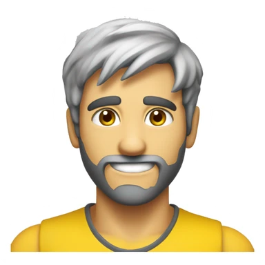 emoji amarelo a sorrir de extrema adrenalina com veias na testa e a deitar fumo das narinas sticker