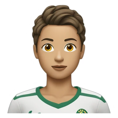 Ronaldo en femme sticker