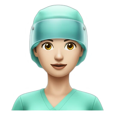 Surgeon-with-virtual-reality-display-operating-on-woman sticker