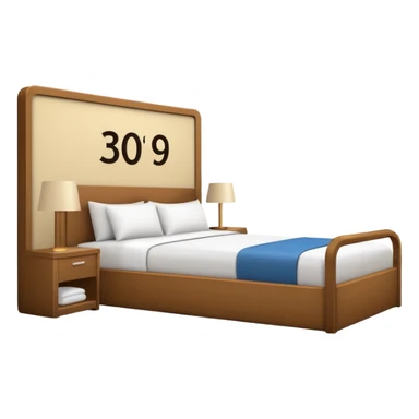 hotel room number 三百九 in japanes sticker