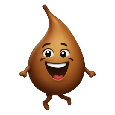 Dancing poop emoji sticker