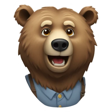 ol grizzly bear  sticker