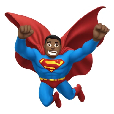 Flying superman  sticker