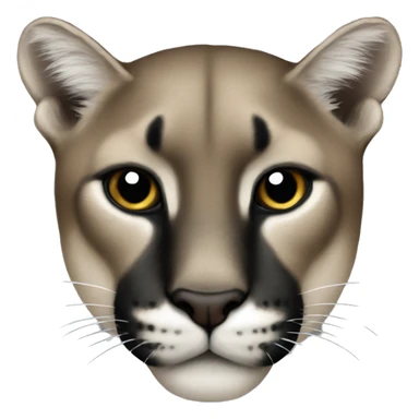 black puma sticker