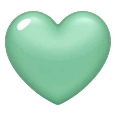 mint heart emoji sticker