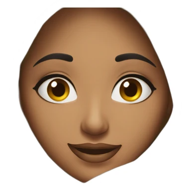 arabian beauty lying down smiling sticker