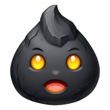 coal, discord emoji style sticker