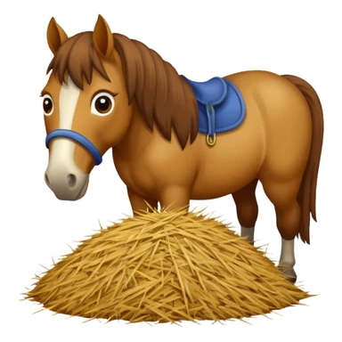 horse hay sticker