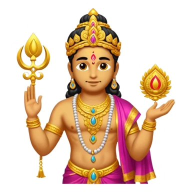 Create god murugan om style  sticker
