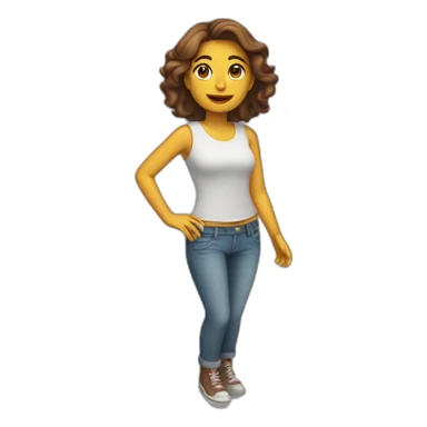 Chica buceadora sticker