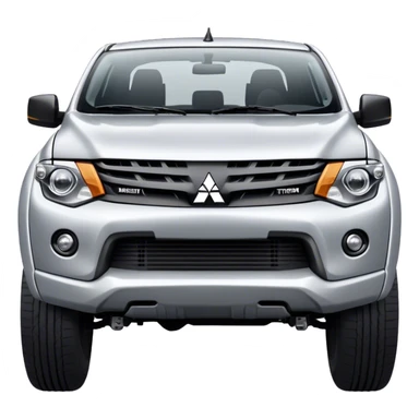 Mitsubishi Triton - Mitsubishi (Model Year: 2023) (Iconic colour: Silver) sticker