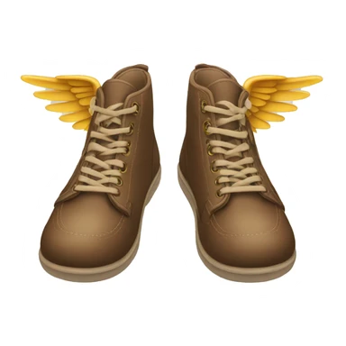 shoes with wings sticker
