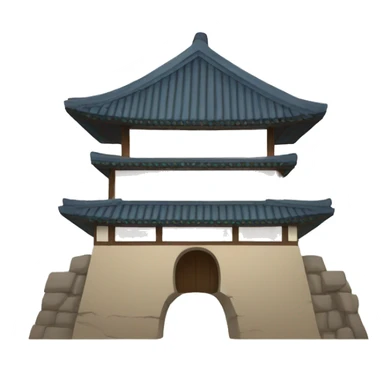 Korean fortress sticker