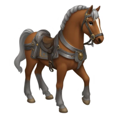 Romain reins sticker