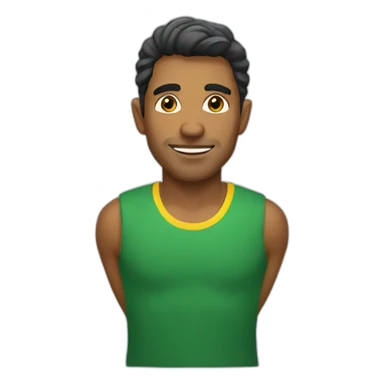 Brazilian man sticker