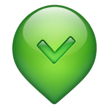 tick green icon sticker