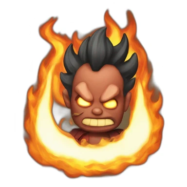 Demonio de fuego sticker