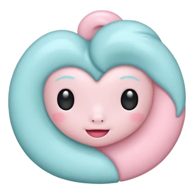 Create a cute, small 3D sticker in a realistic digital illustration style, with soft textures and pastel colors. Object
 sticker