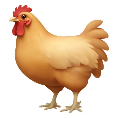 chicken thigh simple icon sticker