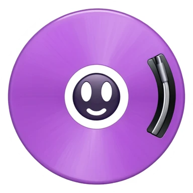 Mauve record  sticker