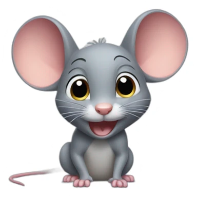 Little mouse looks like a pixar character  sticker
