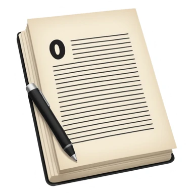 a screenplay manuscript  sticker