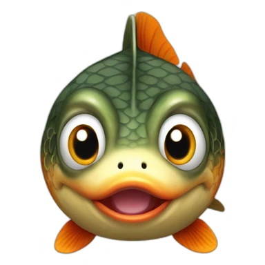 Koi Piranha sticker