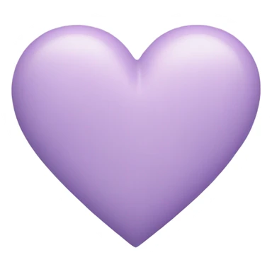 Pastel purple heart  sticker