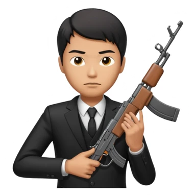 Yakuza Gang con ak47 sticker