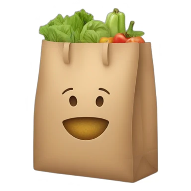 groceries bag sticker