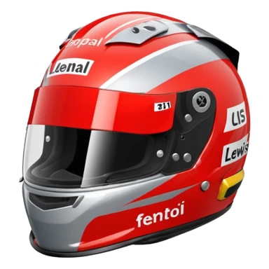  f1 bell lewis hamilton helmet sticker
