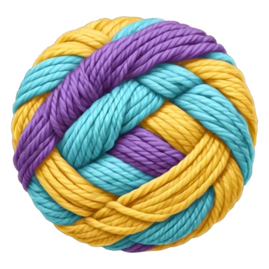 colorful ball of yarn sticker