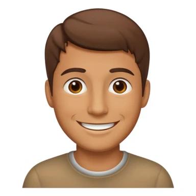 Fat tan man emoji sticker