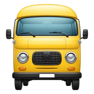 yellow minibus sticker