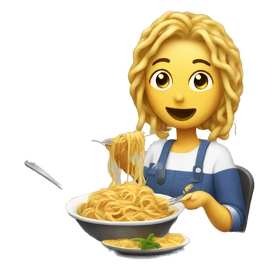Emienem eating mom’s spagheti sticker
