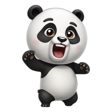 Cursing Panda sticker