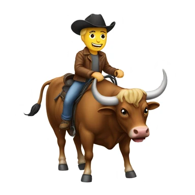 Ride a bull sticker
