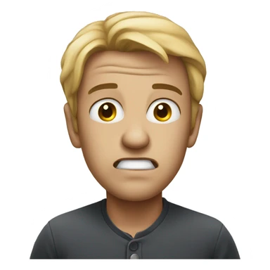 look of sheer horror sticker