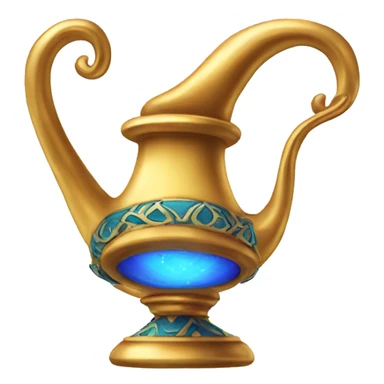 Genie lamp sticker